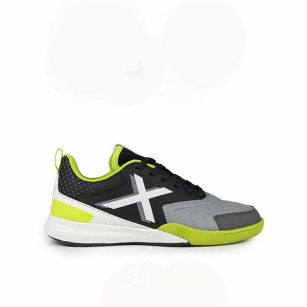 Chuteiras de Futebol de Salão Infantis Munich Rondito Kid Elastic Amarelo Preto